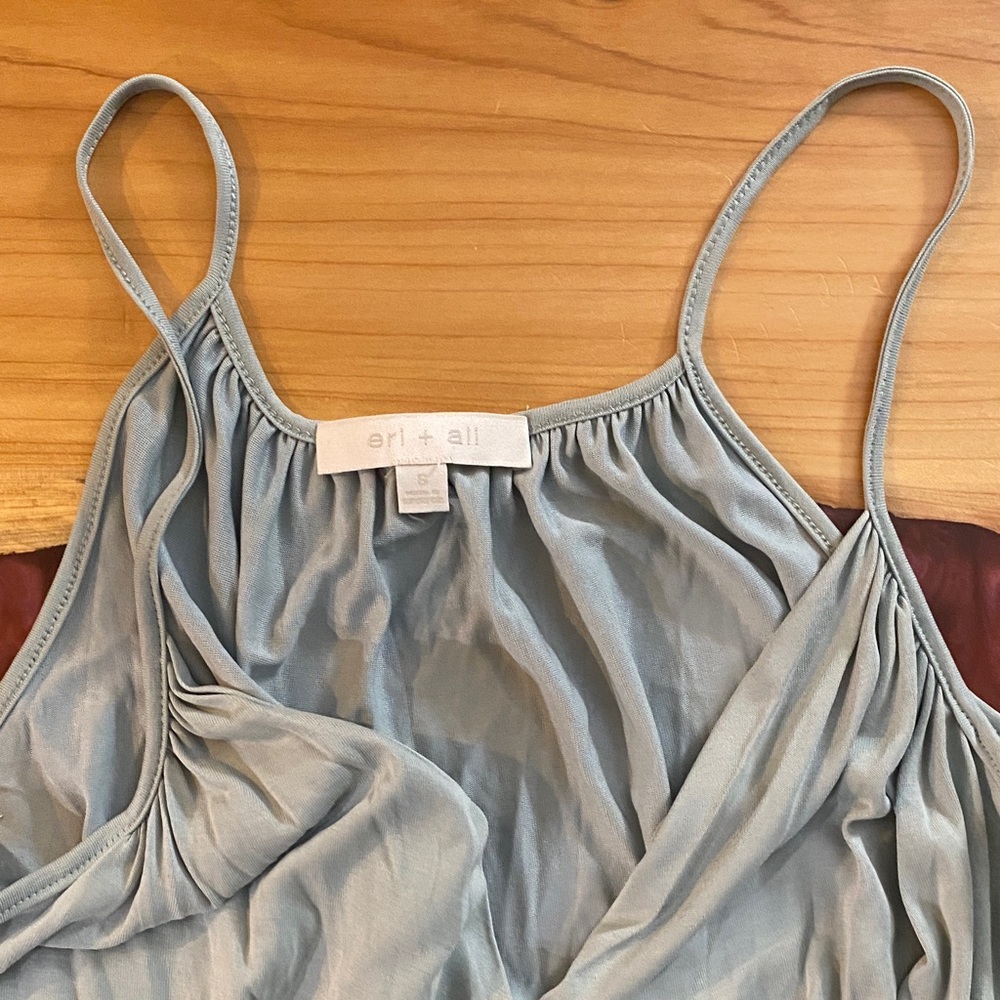 Eri + Ali Women's seafoam Tank Top
